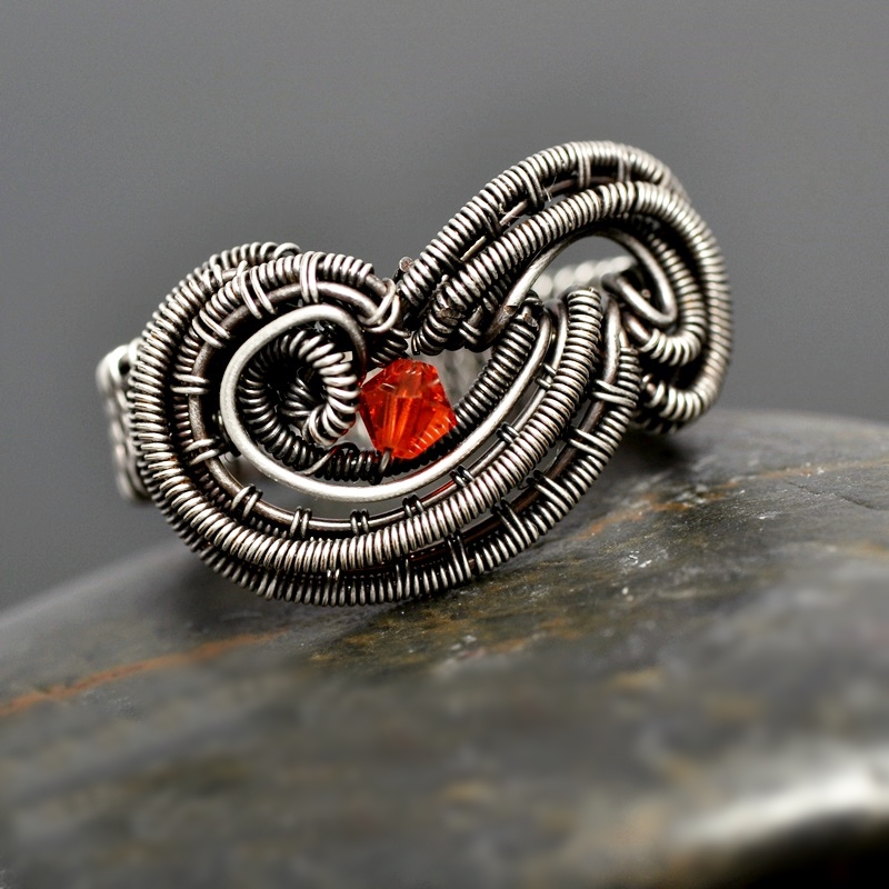 Wire Wrap One and Two Finger Rings - Nicole Hanna Jewelry
