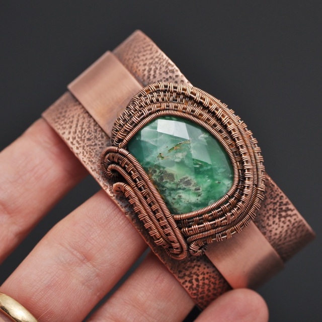 Handmade One of A Kind Wire Wrap Artisan Jewelry